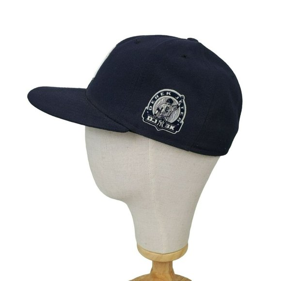 New Era New York Yankees Derek Jeter 3000 Hits 59Fifty Fitted Cap Hat Size 7 - Picture 2 of 9